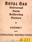 Royal Oaks-Royal Oaks Seneca Falls r-O Grinder Operations and Assembly Manual 1984-R-O-01